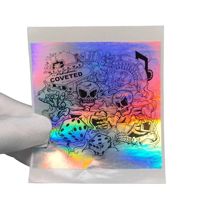 Destructible Vinyl Custom Eggshell Sticker Printing